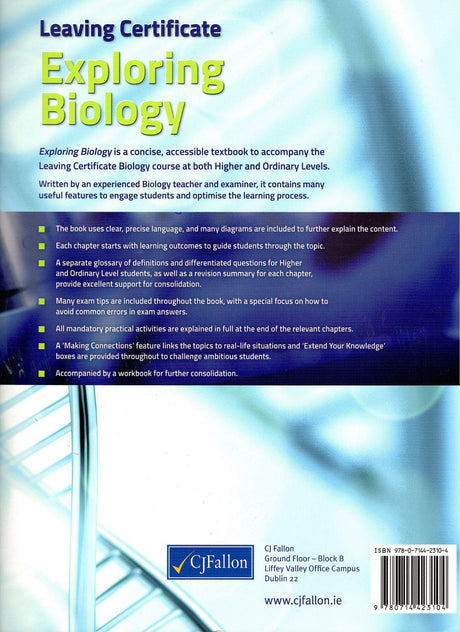 Exploring Biology - Textbook & Workbook Set by CJ Fallon on Schoolbooks.ie