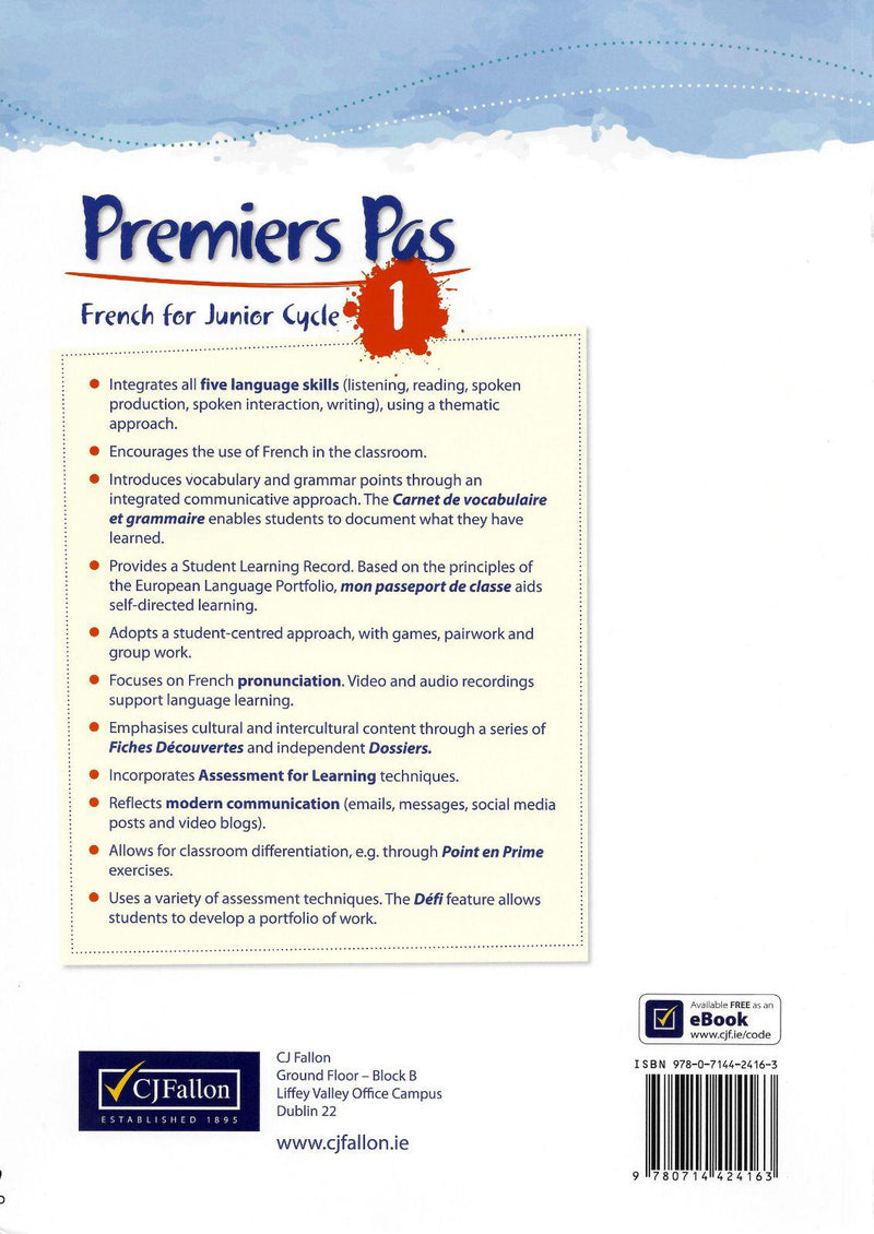 Premiers Pas 1 - Set by CJ Fallon on Schoolbooks.ie
