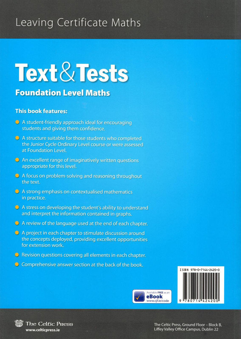 Text & Tests LC Foundation Level by CJ Fallon on Schoolbooks.ie