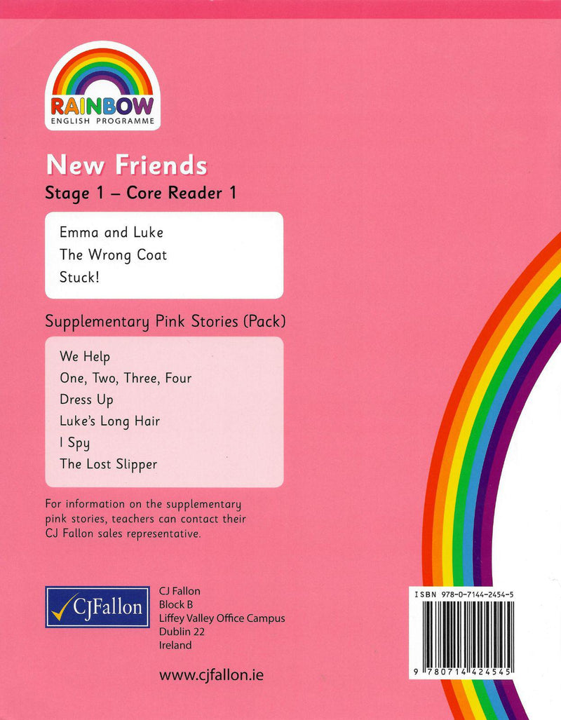 Rainbow - Stage 1 - Core Reader 1 - New Friends by CJ Fallon on Schoolbooks.ie