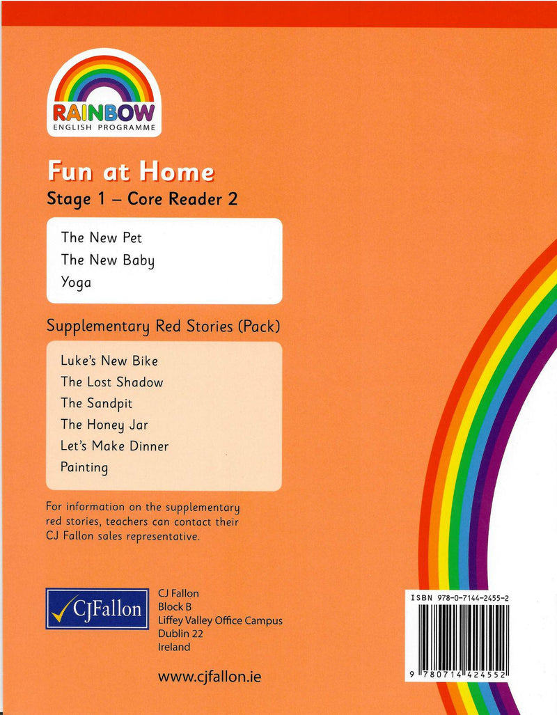Rainbow - Stage 1 - Core Reader 2 - Fun at Home by CJ Fallon on Schoolbooks.ie