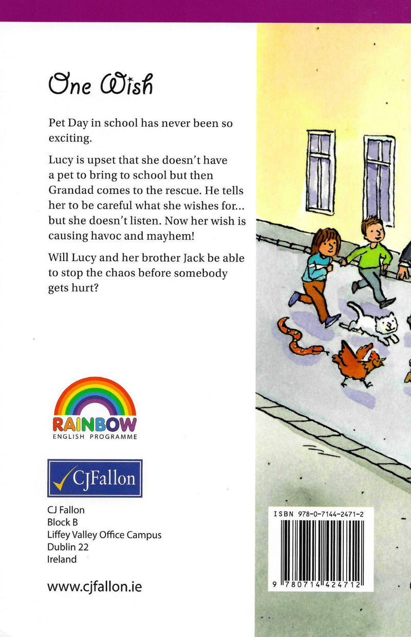 Rainbow - One Wish (Novel) (Stage 2) by CJ Fallon on Schoolbooks.ie