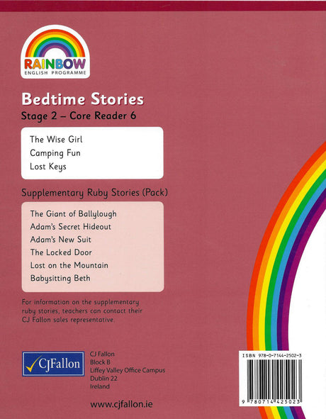 Rainbow - Stage 2 - Core Reader 6 - Bedtime Stories by CJ Fallon on Schoolbooks.ie