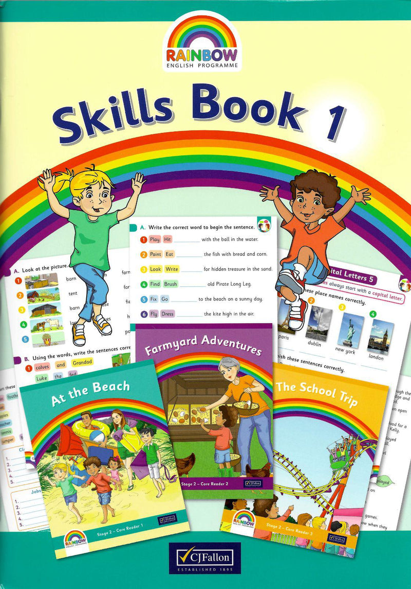 Rainbow - Skills Book 1 - 1st Class (Stage 2) by CJ Fallon on Schoolbooks.ie