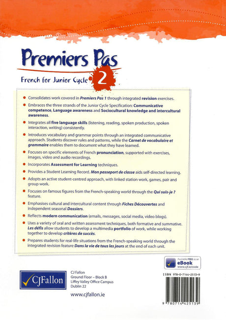 Premiers Pas 2 - Set by CJ Fallon on Schoolbooks.ie