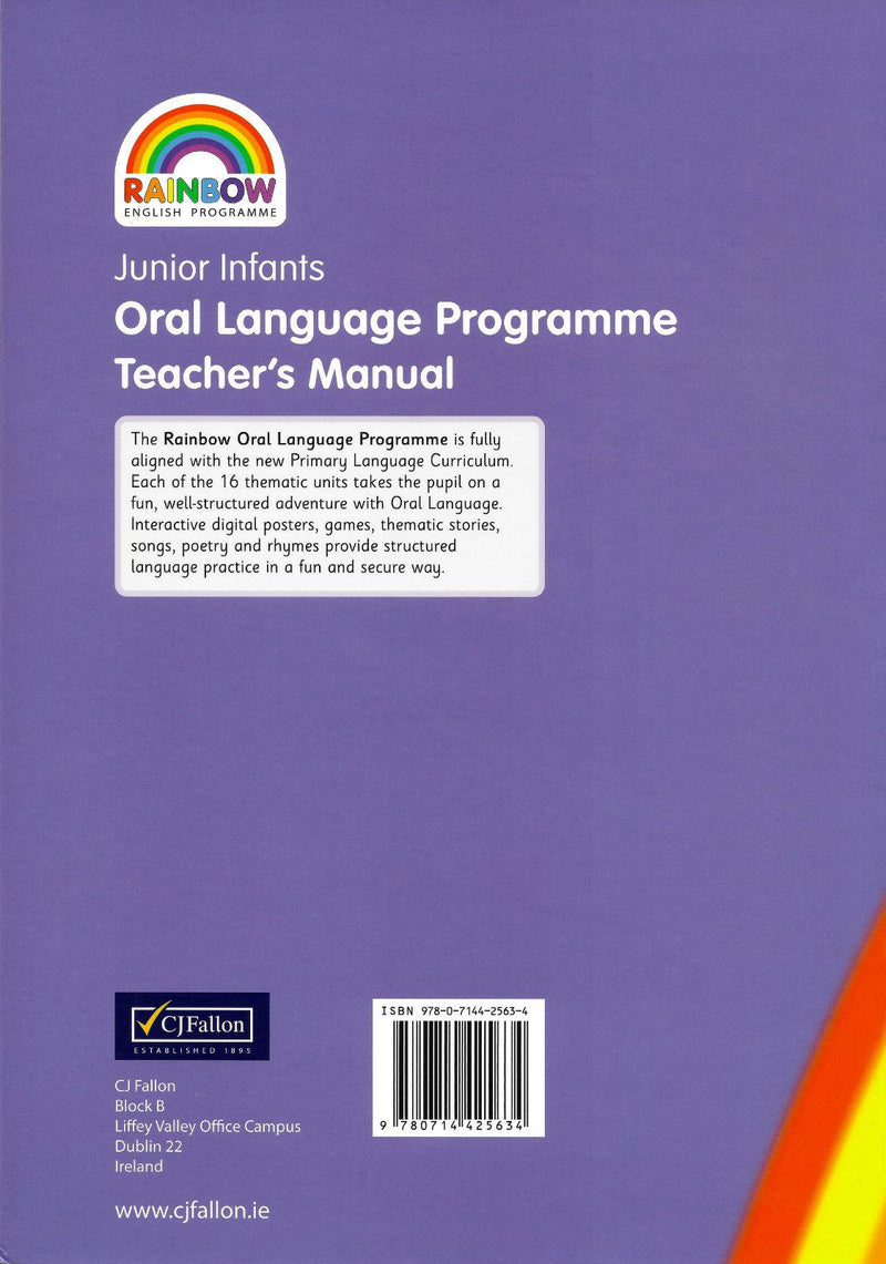 Rainbow - Oral Language Programme - Junior Infants - Teacher's Manual (Stage 1) by CJ Fallon on Schoolbooks.ie