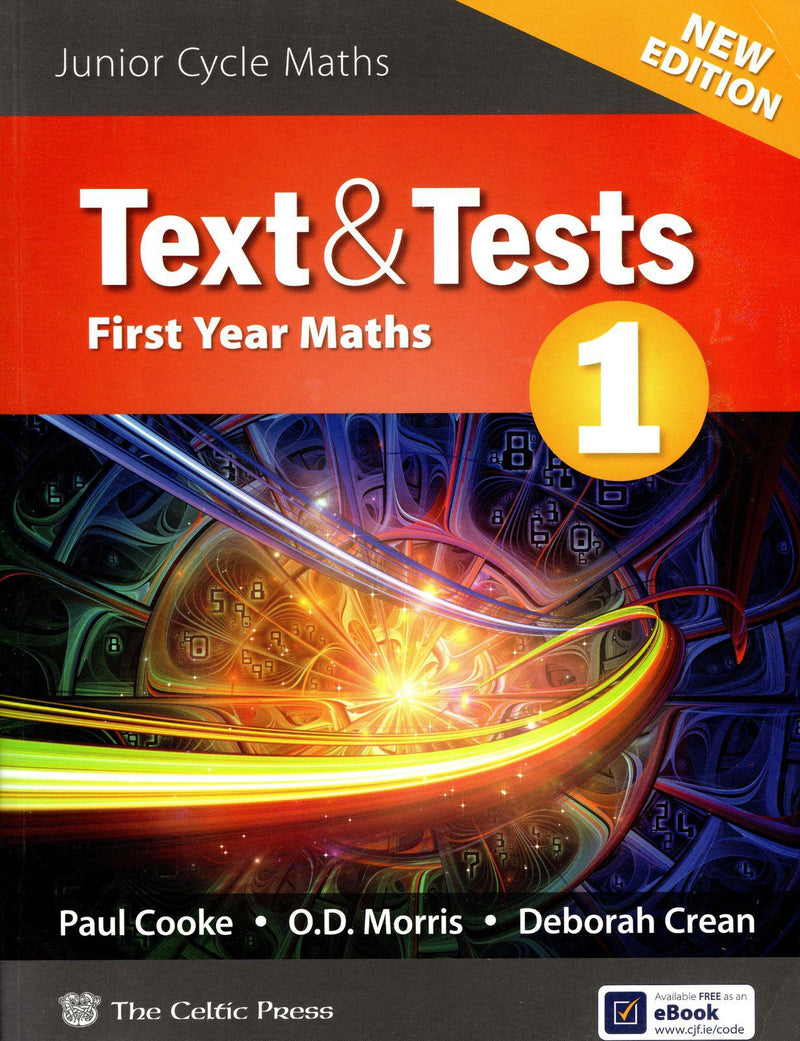 Text & Tests 1 - New Edition (2018) by Celtic Press (now part of CJ Fallon) on Schoolbooks.ie