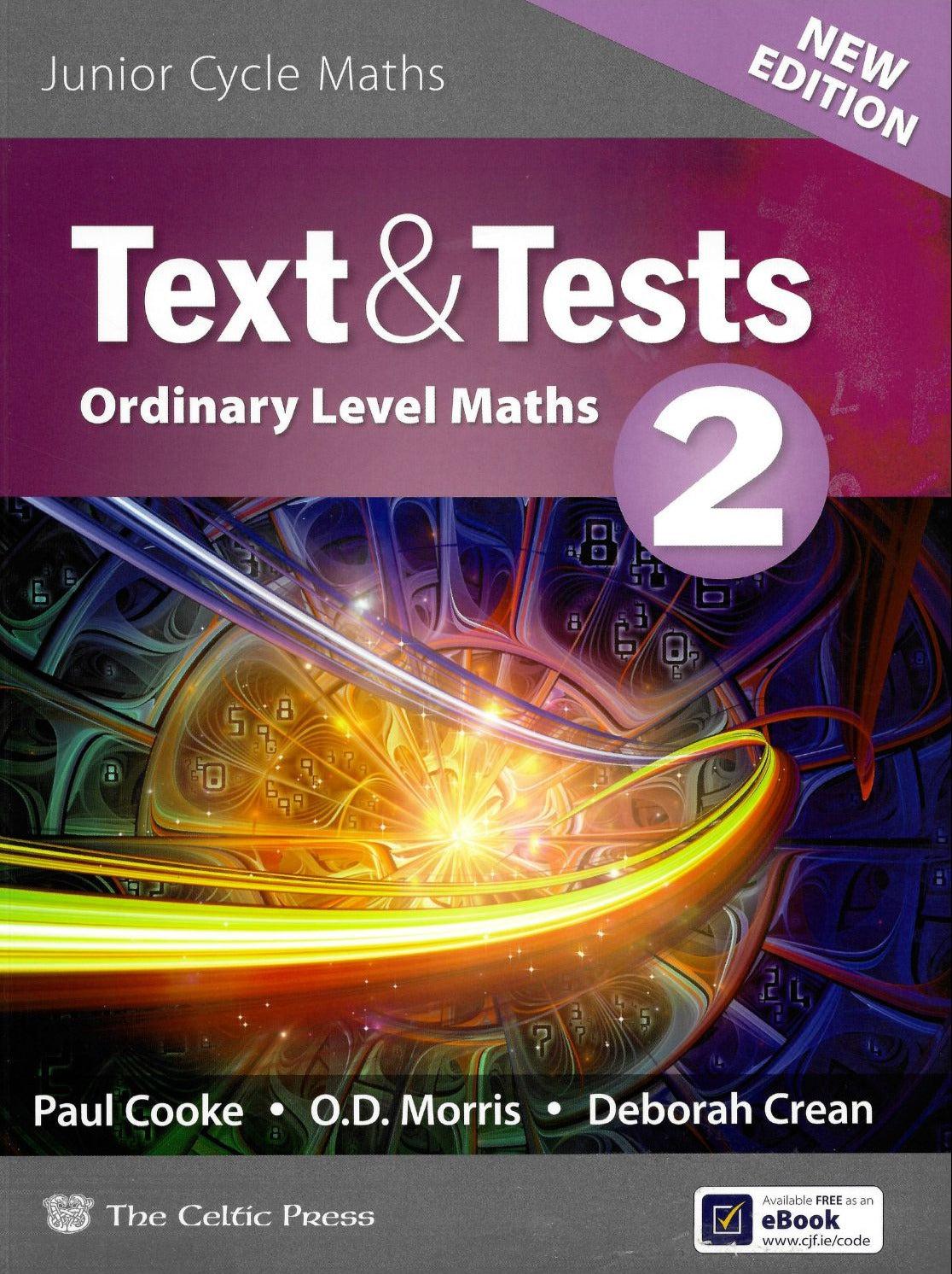 ■ Text & Tests 2 - Ordinary Level - New Edition (2019) by Celtic Press (now part of CJ Fallon) on Schoolbooks.ie