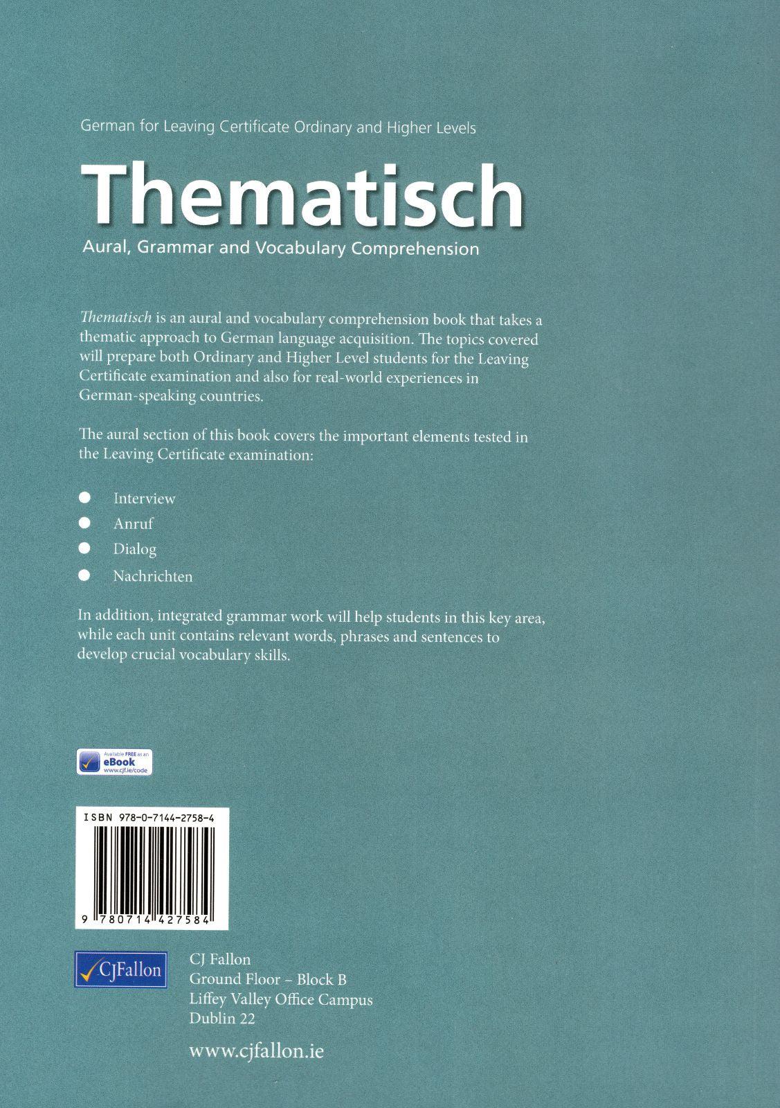 Thematisch by CJ Fallon on Schoolbooks.ie