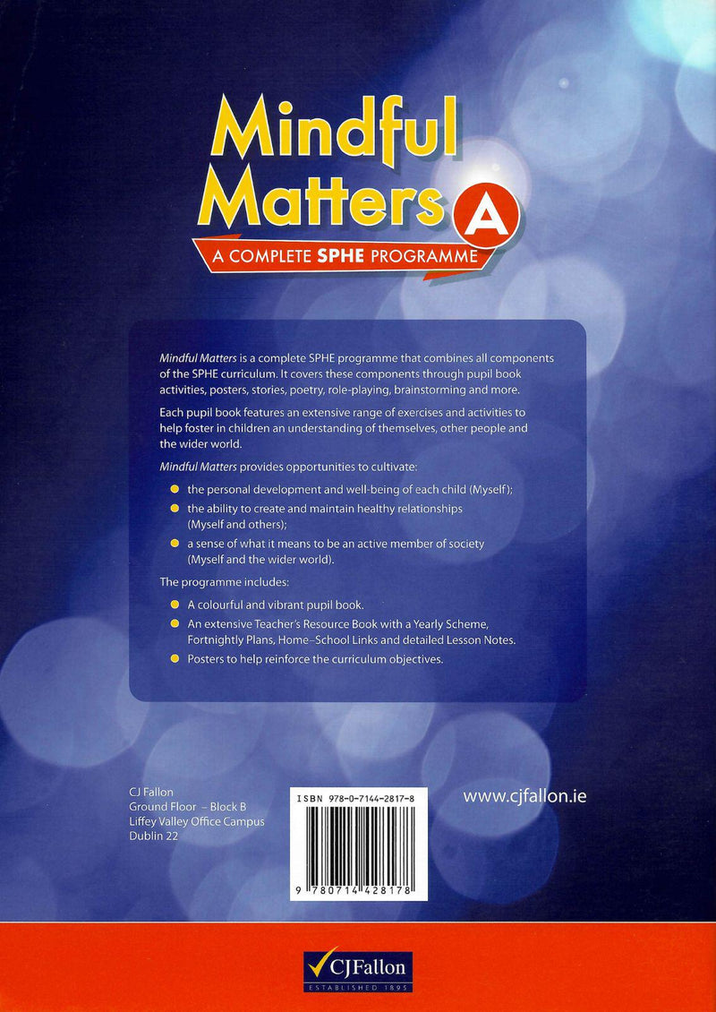 Mindful Matters A by CJ Fallon on Schoolbooks.ie