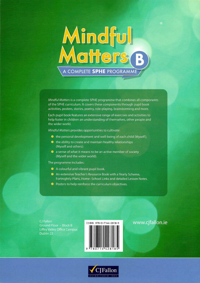 Mindful Matters B by CJ Fallon on Schoolbooks.ie