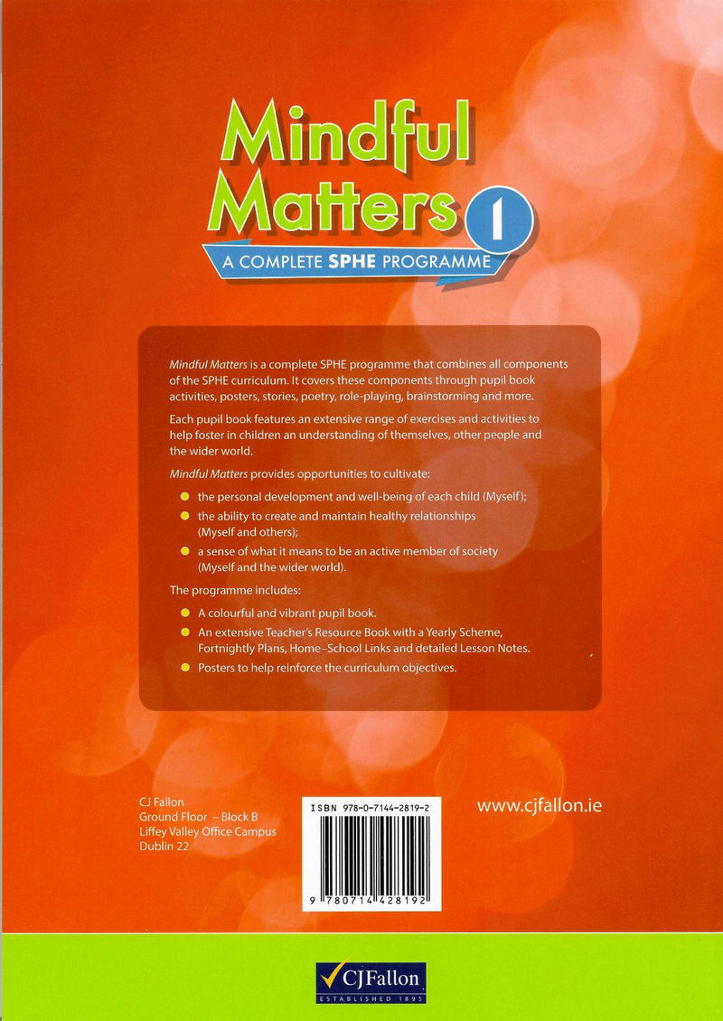 Mindful Matters 1 by CJ Fallon on Schoolbooks.ie