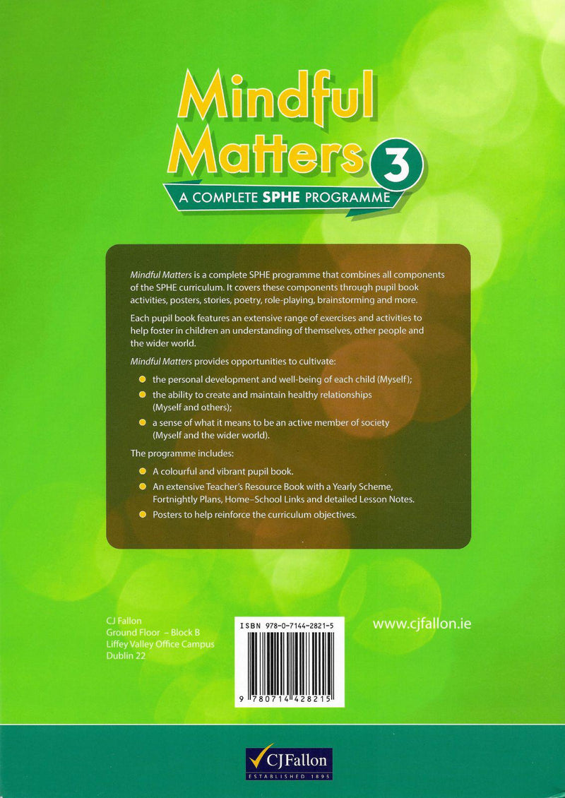 Mindful Matters 3 by CJ Fallon on Schoolbooks.ie