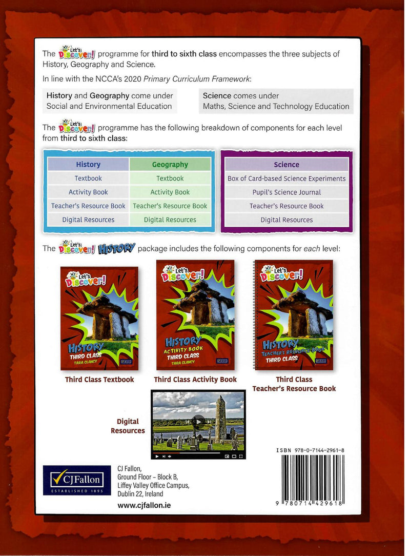 Let's Discover! - History - Third Class - Textbook Only by CJ Fallon on Schoolbooks.ie