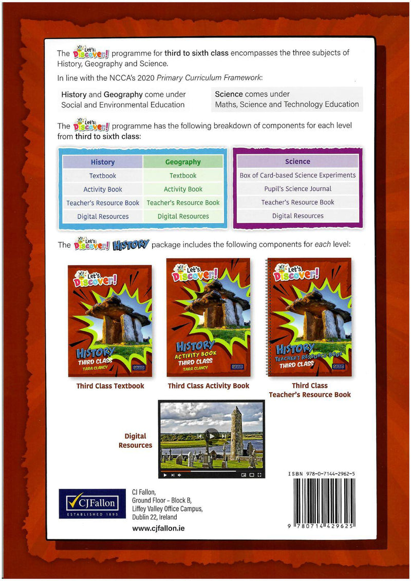 Let's Discover! - History - Third Class - Workbook Only by CJ Fallon on Schoolbooks.ie