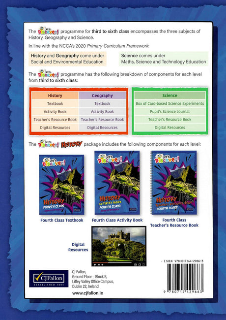 Let's Discover! - History - Fourth Class - Textbook Only by CJ Fallon on Schoolbooks.ie