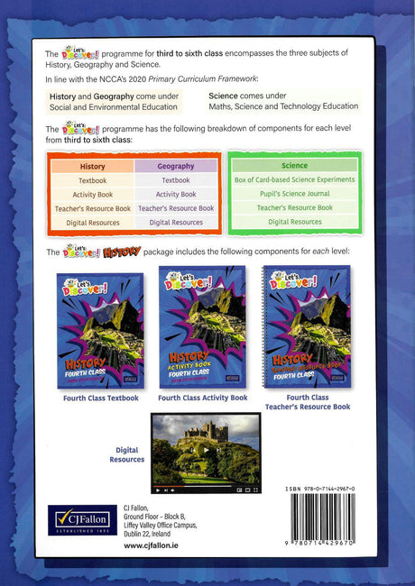 Let's Discover! - History - Fourth Class - Workbook Only by CJ Fallon on Schoolbooks.ie