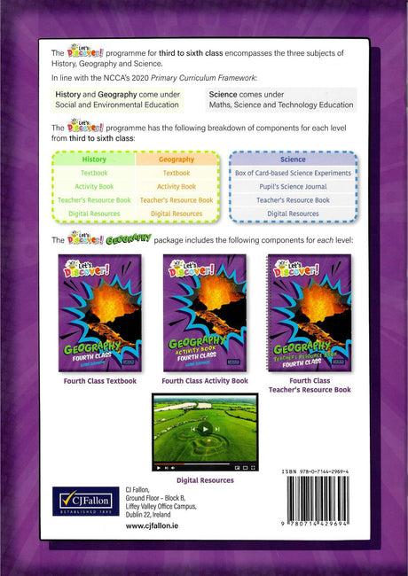 Let's Discover! - Geography - Fourth Class - Workbook Only by CJ Fallon on Schoolbooks.ie