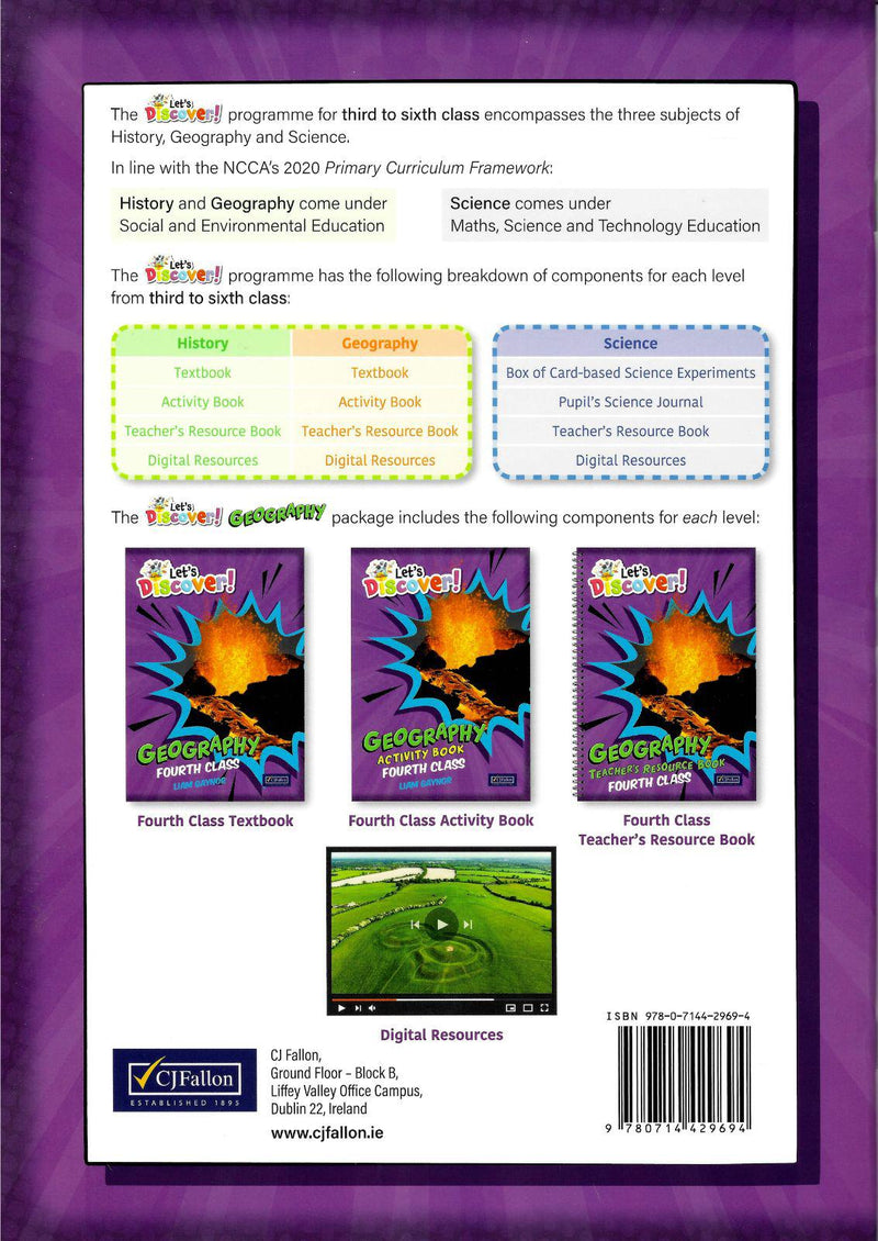 Let's Discover! - Geography - Fourth Class - Workbook Only by CJ Fallon on Schoolbooks.ie