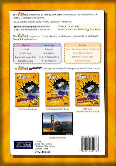 Let's Discover! - 5th Class - Geography - Textbook Only by CJ Fallon on Schoolbooks.ie