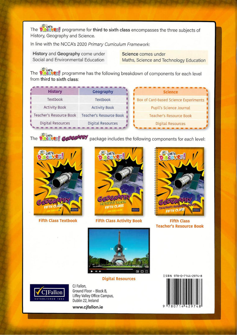 Let's Discover! - Geography - Fifth Class - Workbook Only by CJ Fallon on Schoolbooks.ie