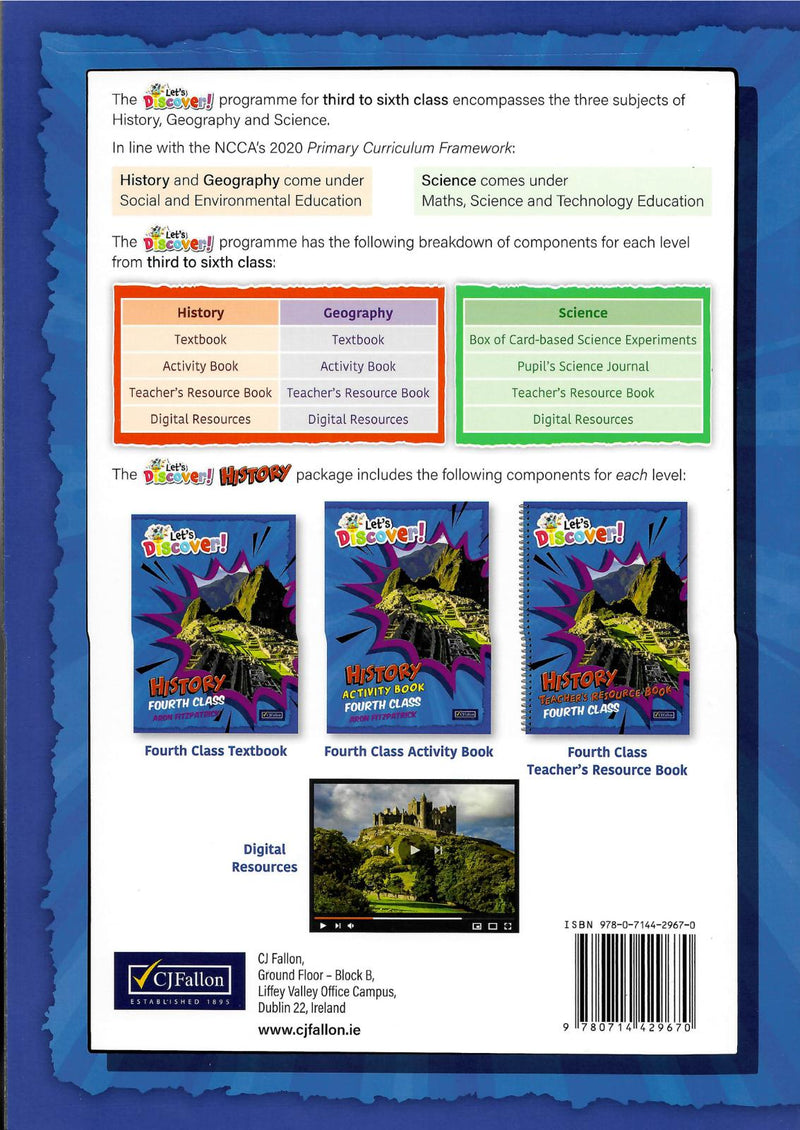 ■ Let's Discover! - History - Fourth Class - Set by CJ Fallon on Schoolbooks.ie