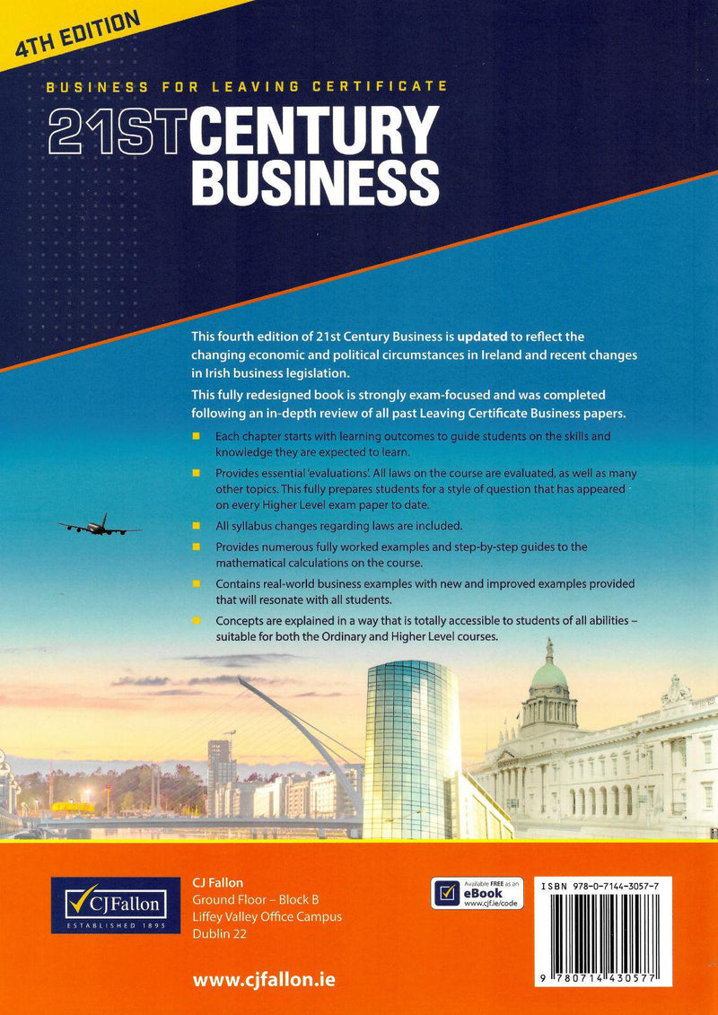21st Century Business - 4th / New Edition (2022) - Textbook & Workbook Set by CJ Fallon on Schoolbooks.ie