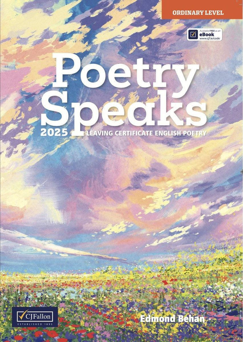Poetry Speaks 2025 by CJ Fallon on Schoolbooks.ie
