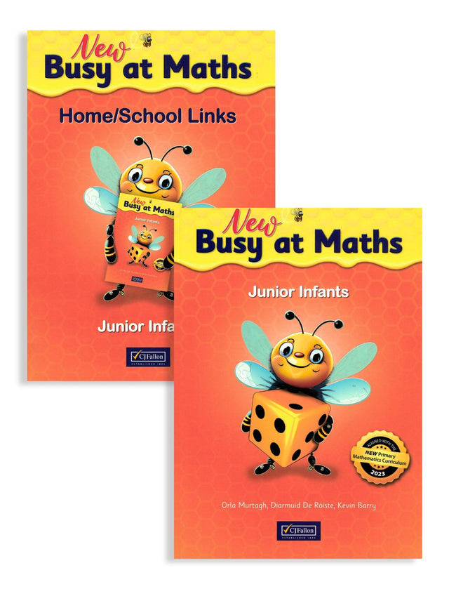 Busy at Maths - Junior Infants - Core Book & Links Book - Set - New Edition (2024) by CJ Fallon on Schoolbooks.ie