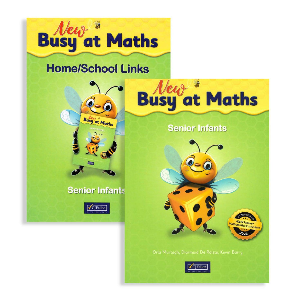 Busy at Maths - Senior Infants - Core Book & Links Book - Set - New Edition (2024) by CJ Fallon on Schoolbooks.ie