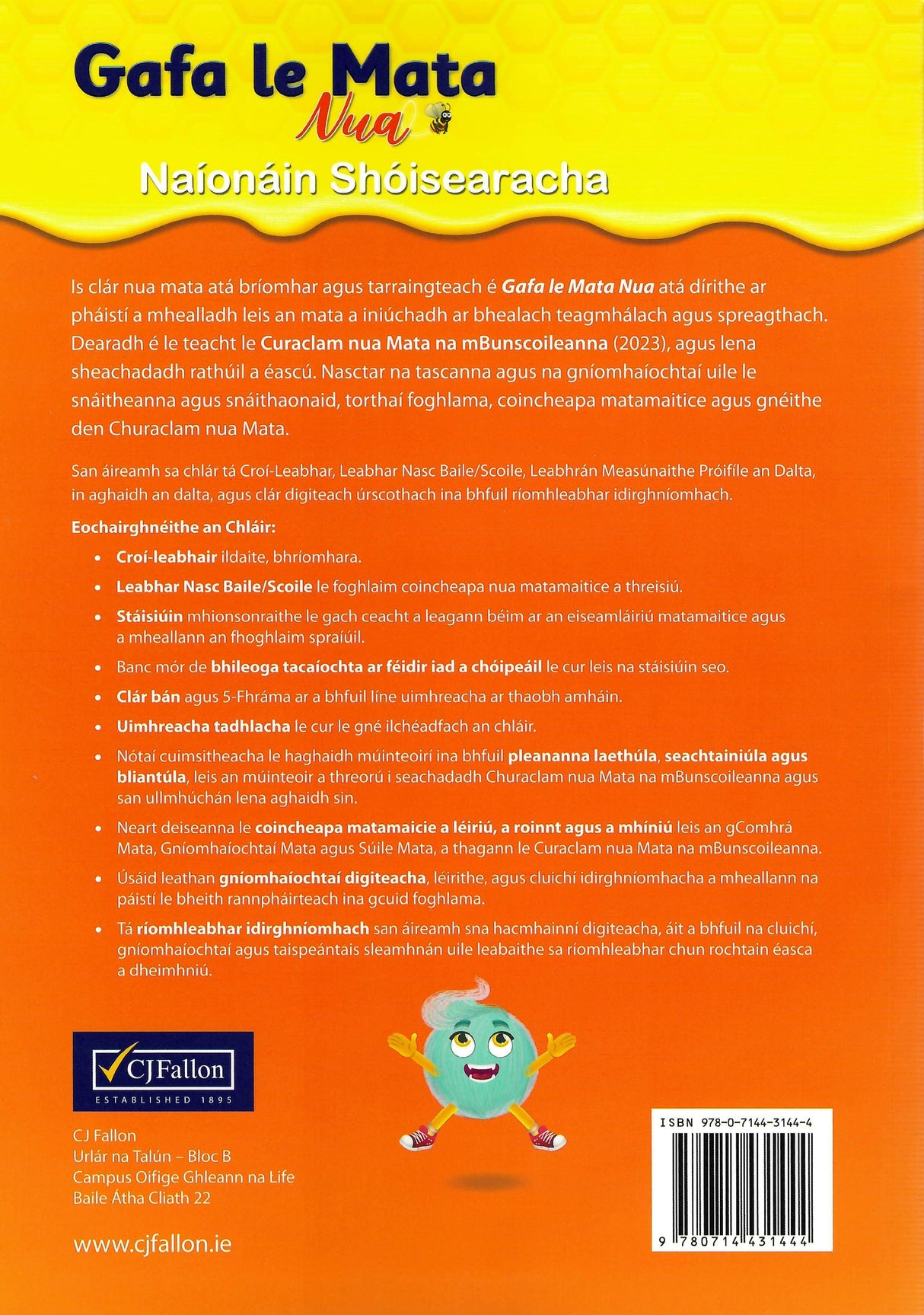 Gafa le Mata - Naíonáin Shóisearacha Paicead - New Edition (2025) by CJ Fallon on Schoolbooks.ie