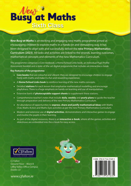Busy at Maths 6 - Sixth Class - New Edition (2025) by CJ Fallon on Schoolbooks.ie