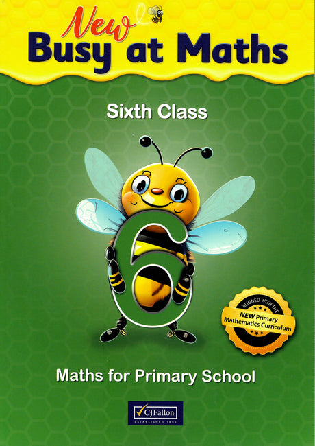 Busy at Maths 6 - Sixth Class - New Edition (2025) by CJ Fallon on Schoolbooks.ie