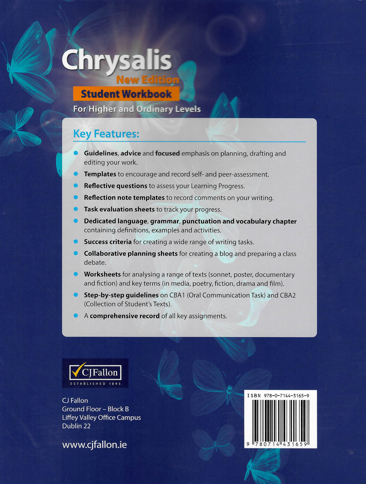 Chrysalis - Set - 2nd / New Edition (2025) by CJ Fallon on Schoolbooks.ie