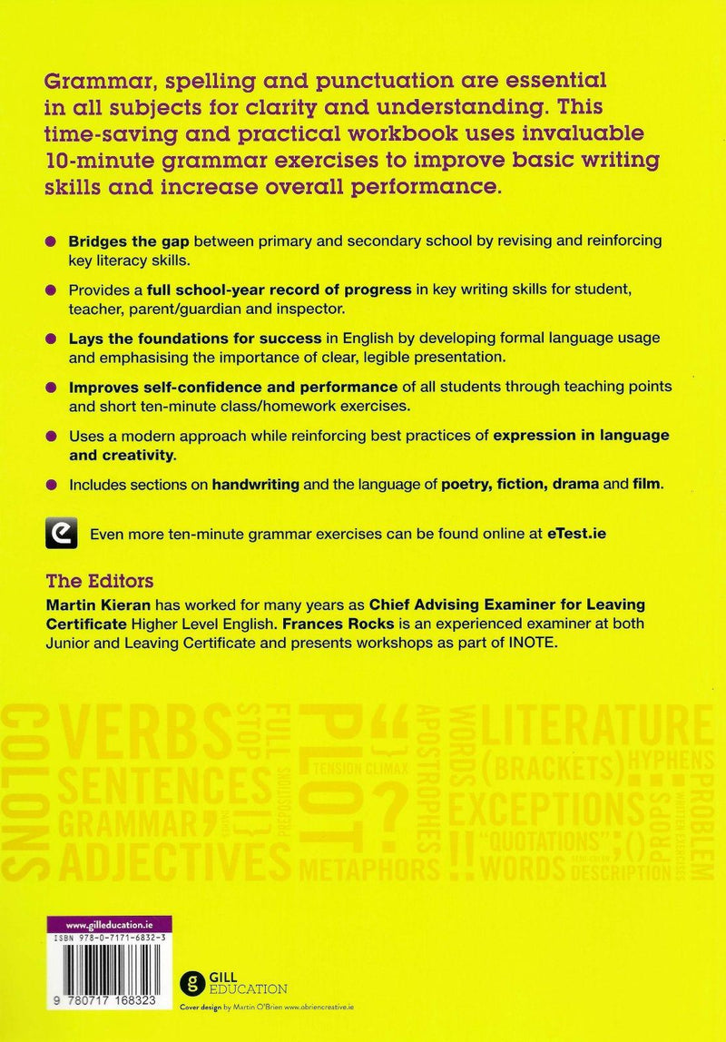 Literacy Skills Workbook by Gill Education on Schoolbooks.ie