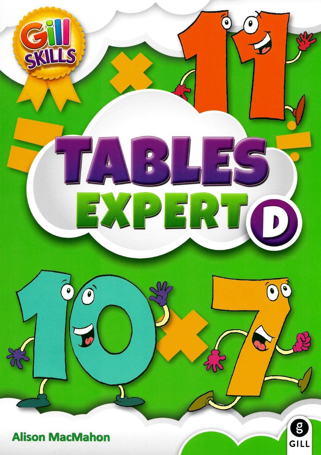 ■ Tables Expert D - 4th Class by Gill Education on Schoolbooks.ie