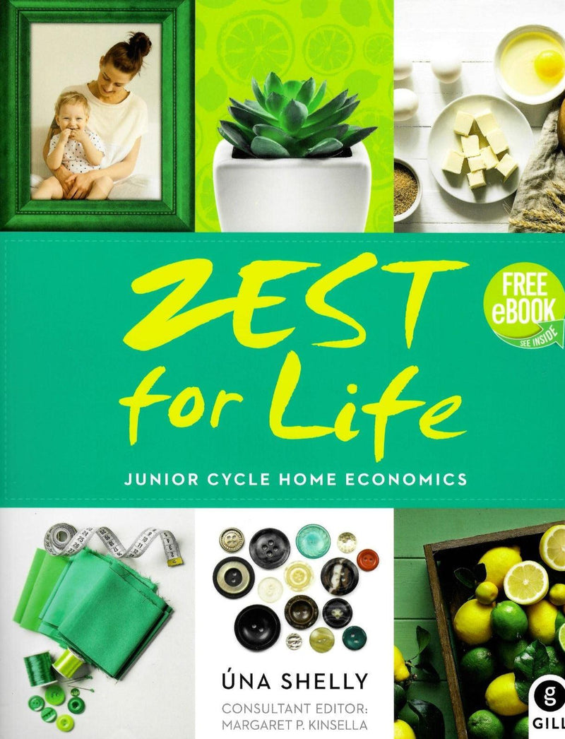 Zest for Life - For Junior Cycle Home Economics - Textbook and Workbook - Set by Gill Education on Schoolbooks.ie