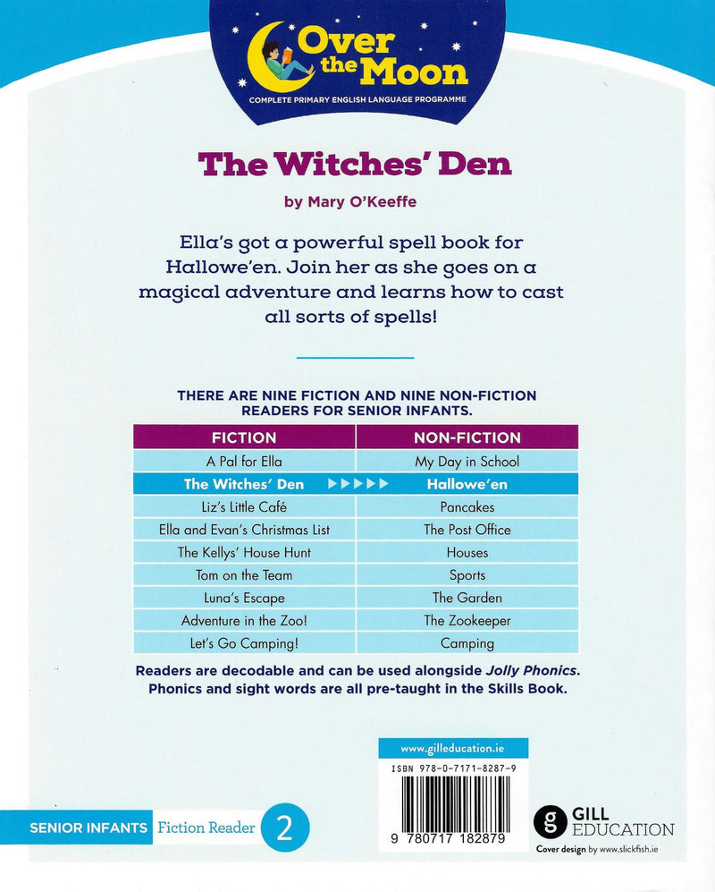 Over The Moon - The Witches' Den - Senior Infants Fiction Reader 2 by Gill Education on Schoolbooks.ie