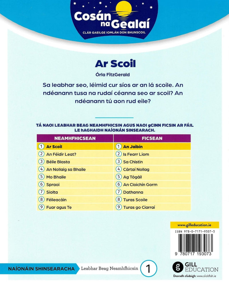 Cosán na Gealaí - Senior Infants Non-Fiction Reader 9 Pack by Gill Education on Schoolbooks.ie