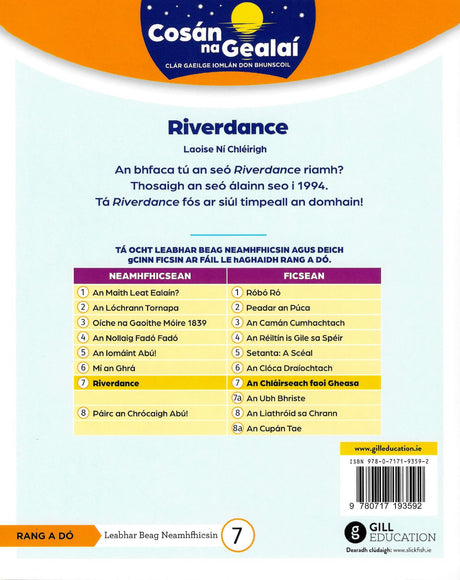 Cosán na Gealaí - Riverdance - 2nd Class Non-Fiction Reader 7 by Gill Education on Schoolbooks.ie