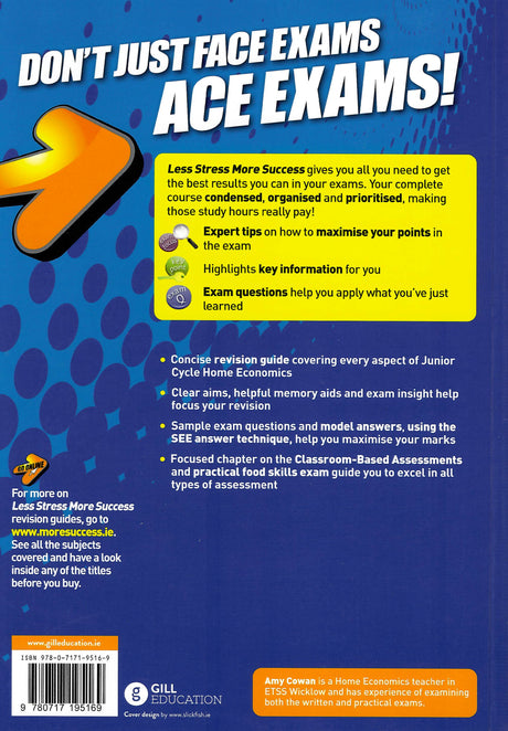 Less Stress More Success - Junior Cycle - Home Economics - 2nd / New Edition (2024) by Gill Education on Schoolbooks.ie