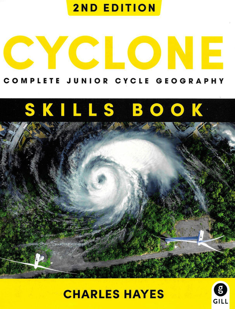 Cyclone - Junior Cycle Geography - Skills Book Only - 2nd / New Edition (2023) by Gill Education on Schoolbooks.ie