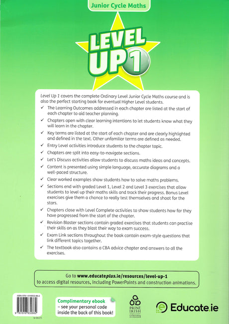 Level Up 1 - Textbook by Educate.ie on Schoolbooks.ie