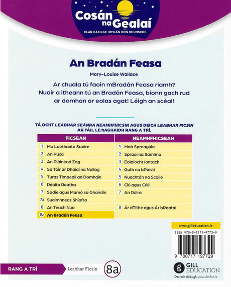 Cosán na Gealaí - 3rd Class - Fiction Reader 8a by Gill Education on Schoolbooks.ie