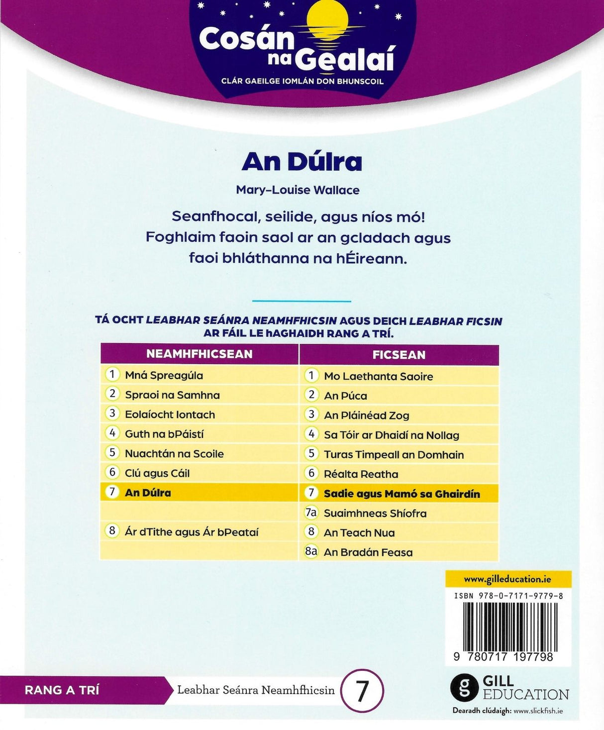 Cosán na Gealaí - 3rd Class - Non-Fiction Reader 7 by Gill Education on Schoolbooks.ie