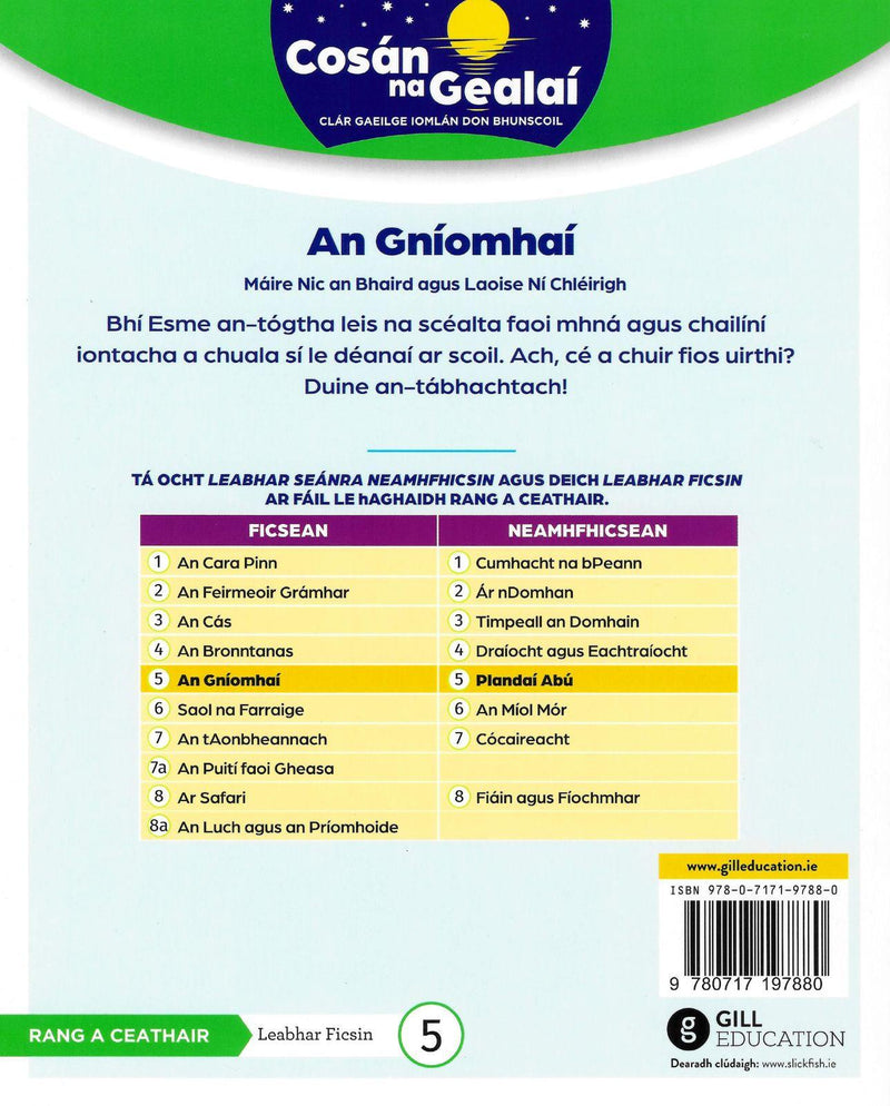 Cosán na Gealaí - 4th Class - Fiction Reader 5 by Gill Education on Schoolbooks.ie