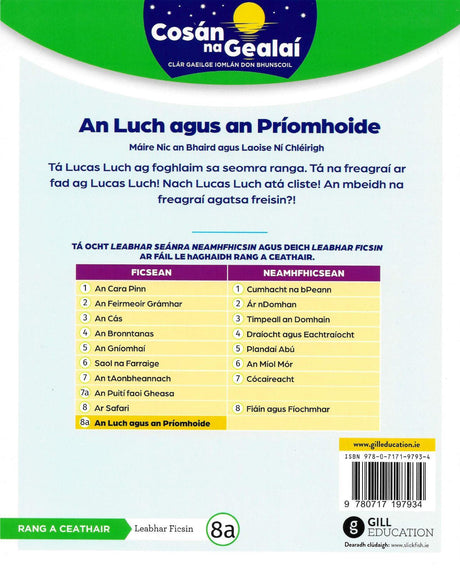 Cosán na Gealaí - 4th Class - Fiction Reader 8a by Gill Education on Schoolbooks.ie