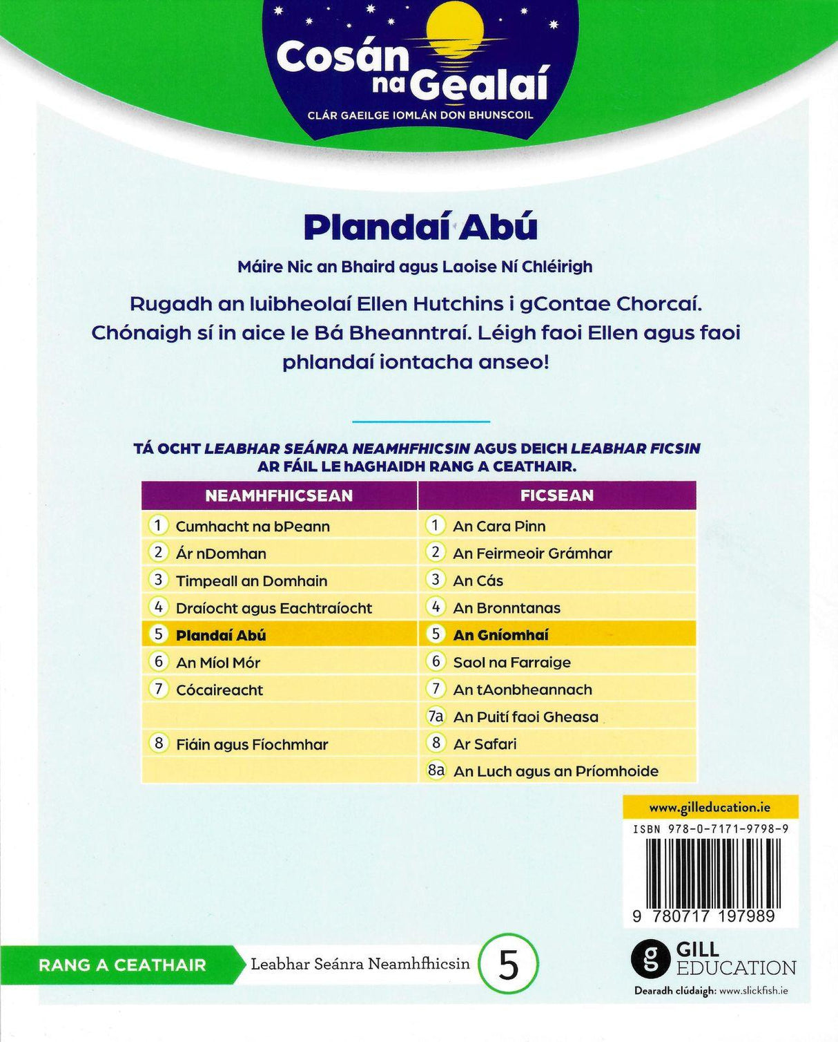 Cosán na Gealaí - 4th Class - Non-Fiction Reader Pack by Gill Education on Schoolbooks.ie