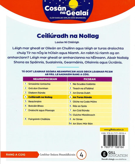 Cosán na Gealaí - 5th Class - Non-Fiction Reader 4 by Gill Education on Schoolbooks.ie