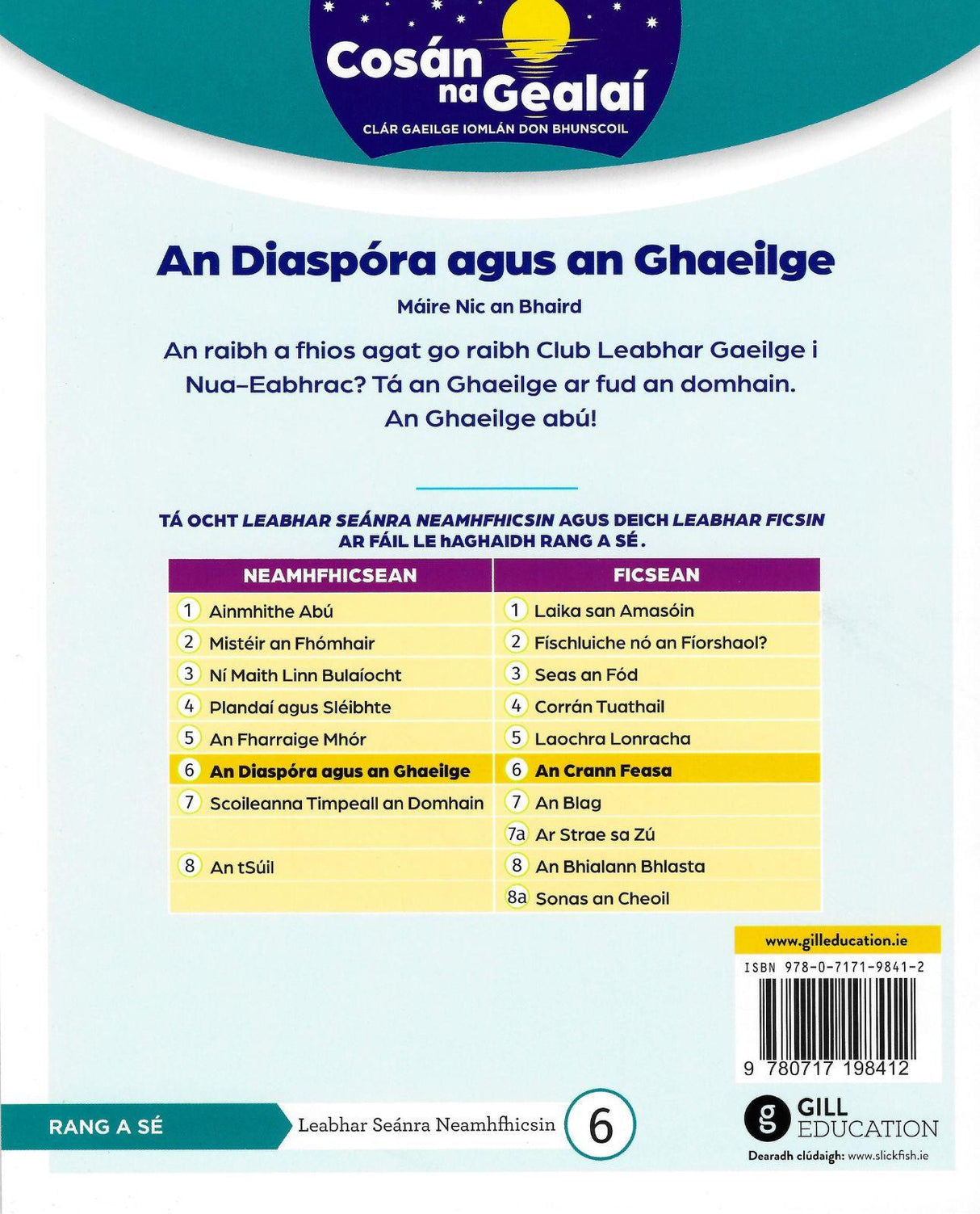 Cosán na Gealaí - 6th Class - Non-Fiction Reader Pack by Gill Education on Schoolbooks.ie